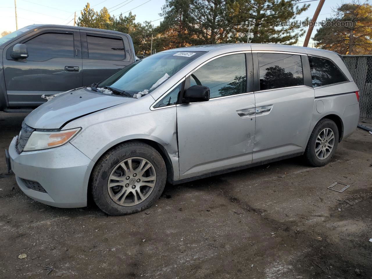 2013 Honda Odyssey Exl Silver vin: 5FNRL5H6XDB021062