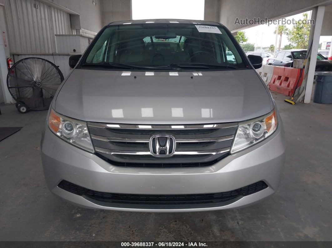 2013 Honda Odyssey Ex-l Silver vin: 5FNRL5H6XDB057253