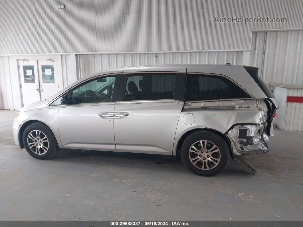 2013 Honda Odyssey Ex-l Silver vin: 5FNRL5H6XDB057253