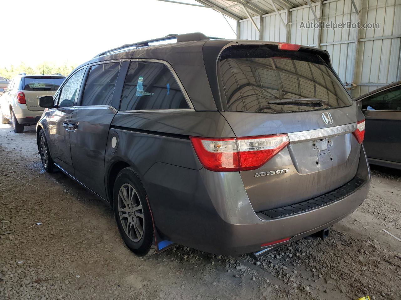 2013 Honda Odyssey Exl Gray vin: 5FNRL5H6XDB060766