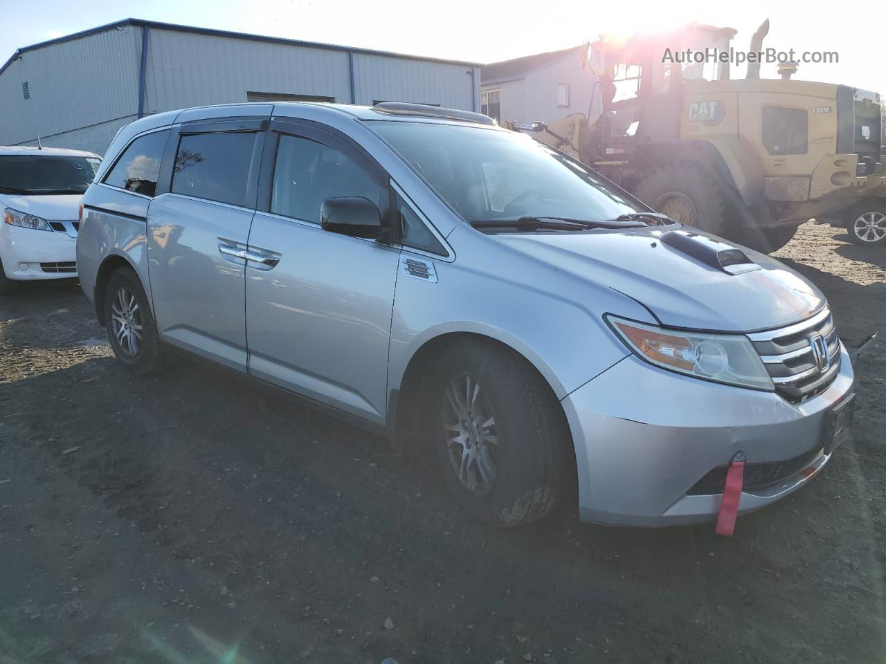 2013 Honda Odyssey Exl Silver vin: 5FNRL5H6XDB062114