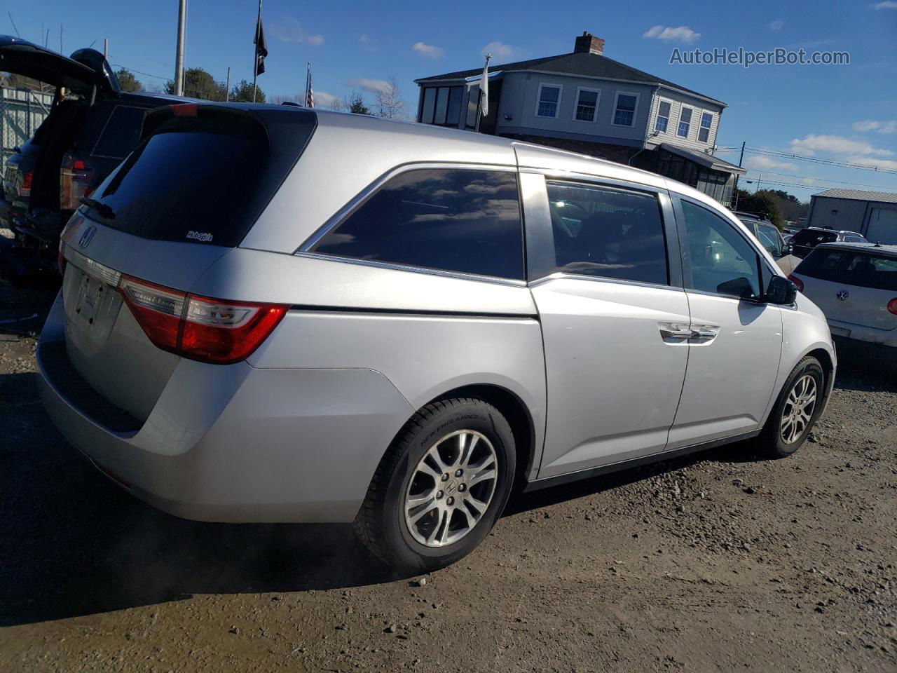 2013 Honda Odyssey Exl Silver vin: 5FNRL5H6XDB071217