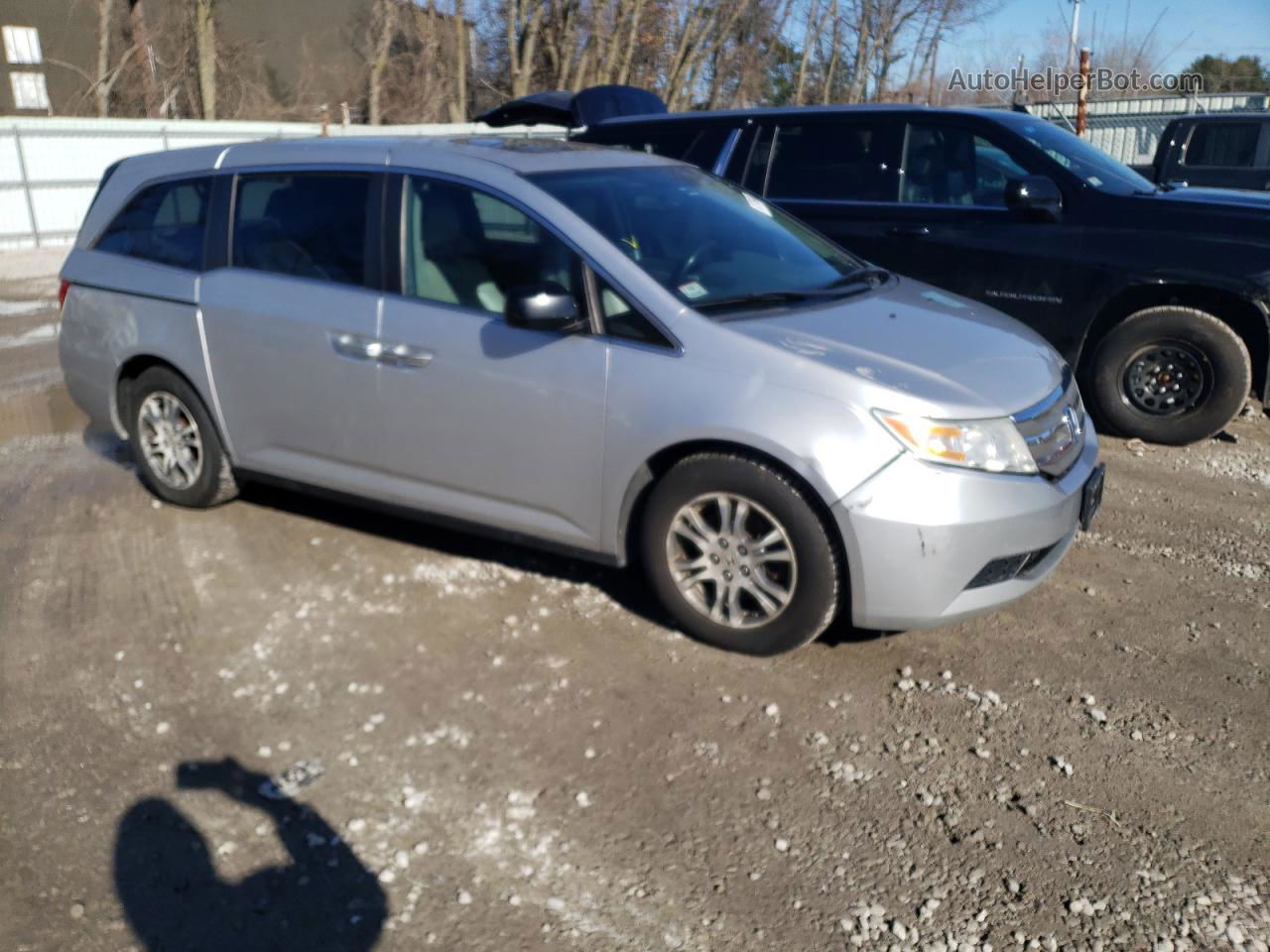 2013 Honda Odyssey Exl Silver vin: 5FNRL5H6XDB071217