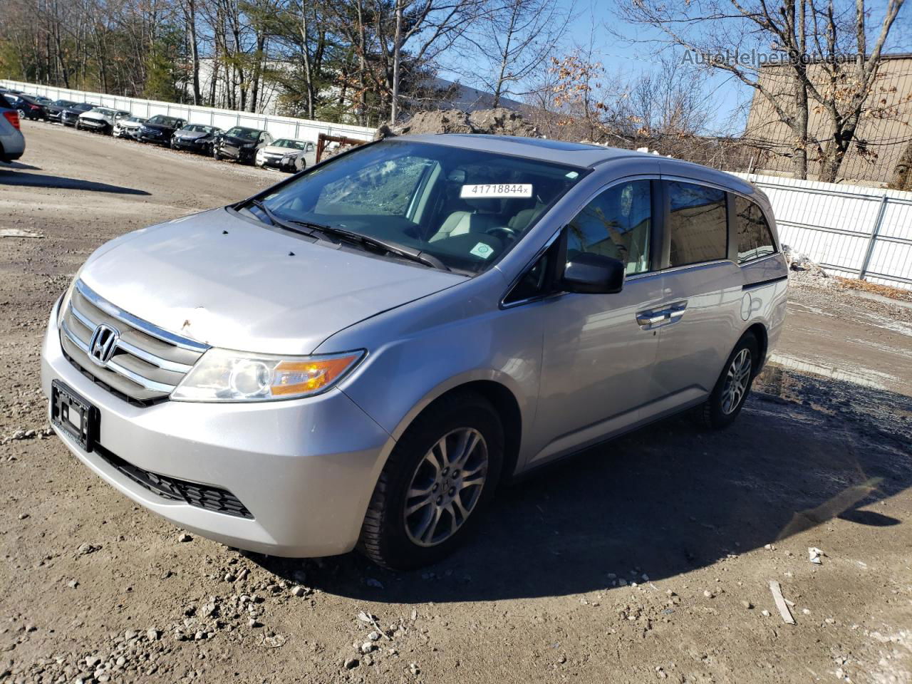 2013 Honda Odyssey Exl Silver vin: 5FNRL5H6XDB071217