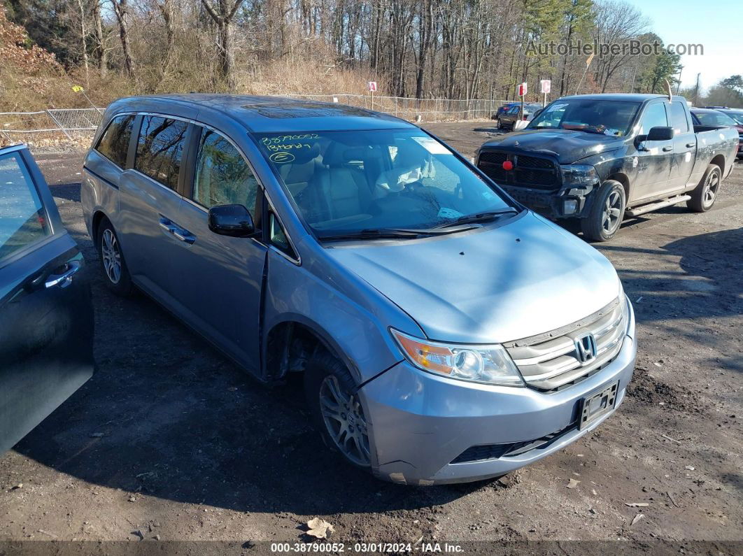 2013 Honda Odyssey Ex-l Blue vin: 5FNRL5H6XDB076904