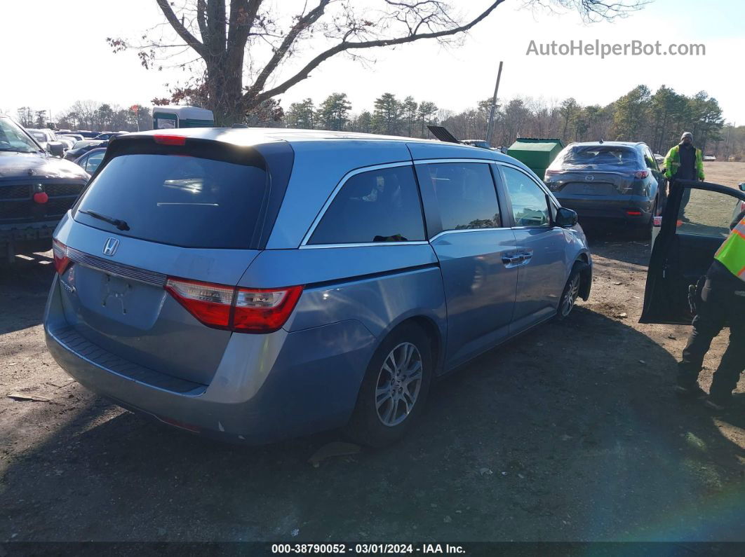 2013 Honda Odyssey Ex-l Blue vin: 5FNRL5H6XDB076904