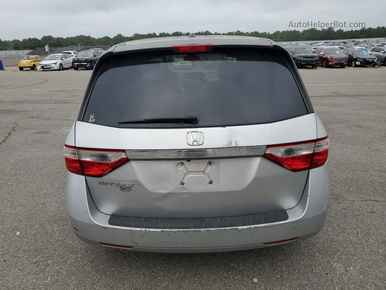 2013 Honda Odyssey Exl Silver vin: 5FNRL5H6XDB078751