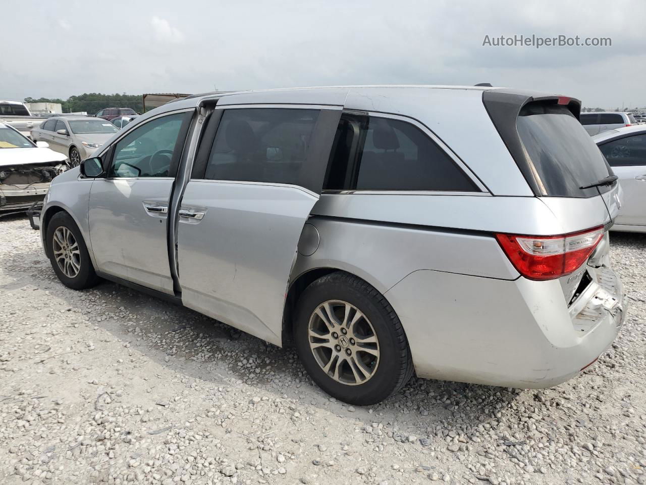 2013 Honda Odyssey Exl Silver vin: 5FNRL5H6XDB082511