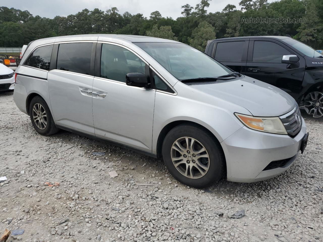 2013 Honda Odyssey Exl Silver vin: 5FNRL5H6XDB082511