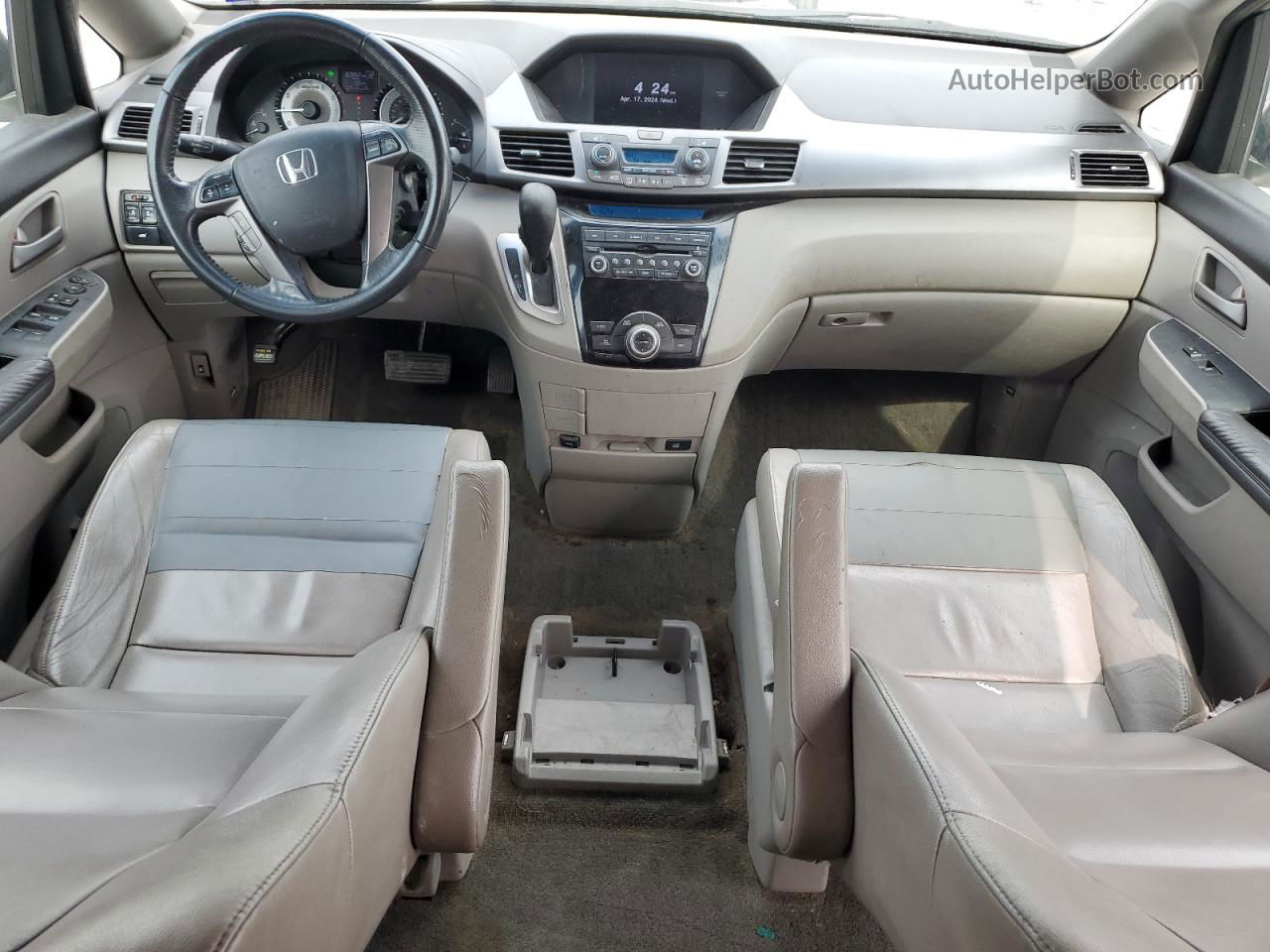 2013 Honda Odyssey Exl Silver vin: 5FNRL5H6XDB082511