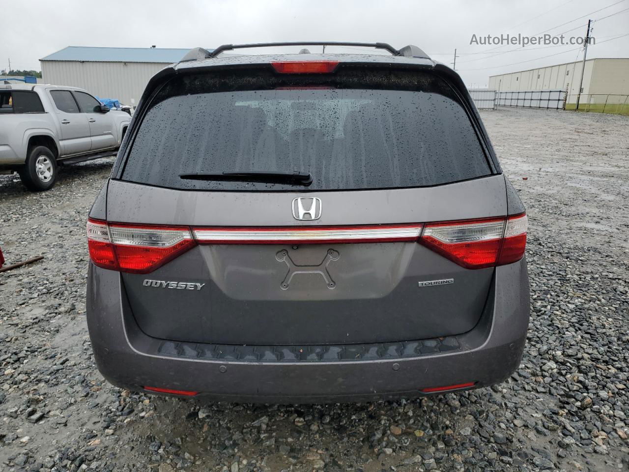 2013 Honda Odyssey Touring Серый vin: 5FNRL5H90DB002904