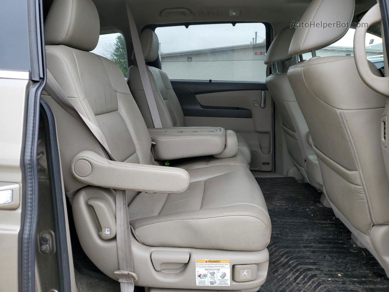 2013 Honda Odyssey Touring Кремовый vin: 5FNRL5H90DB050967