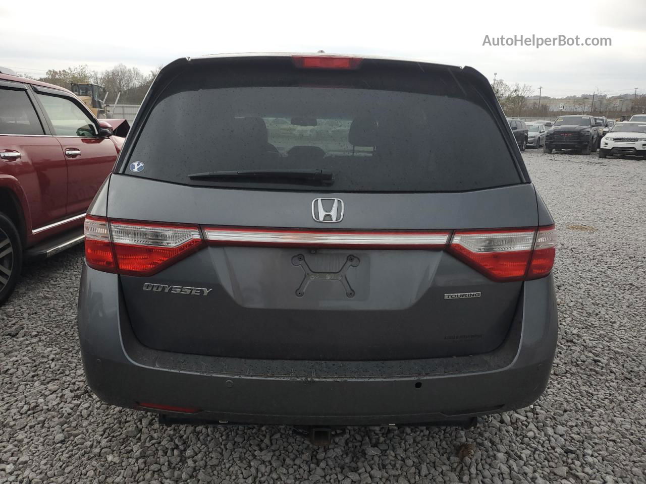 2013 Honda Odyssey Touring Charcoal vin: 5FNRL5H91DB069463