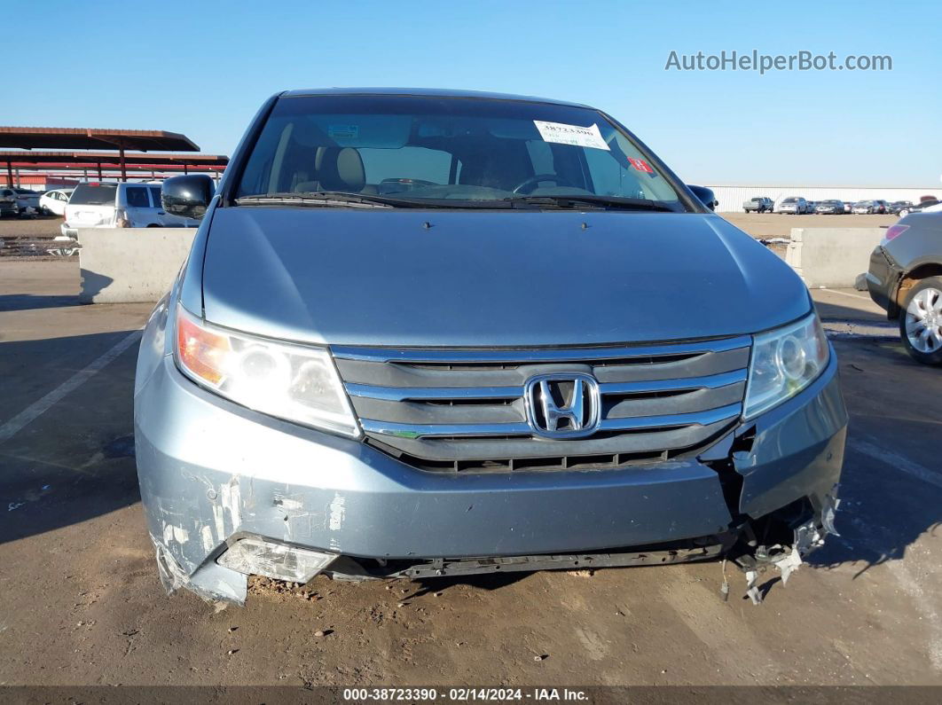 2013 Honda Odyssey Touring/touring Elite Blue vin: 5FNRL5H92DB023186