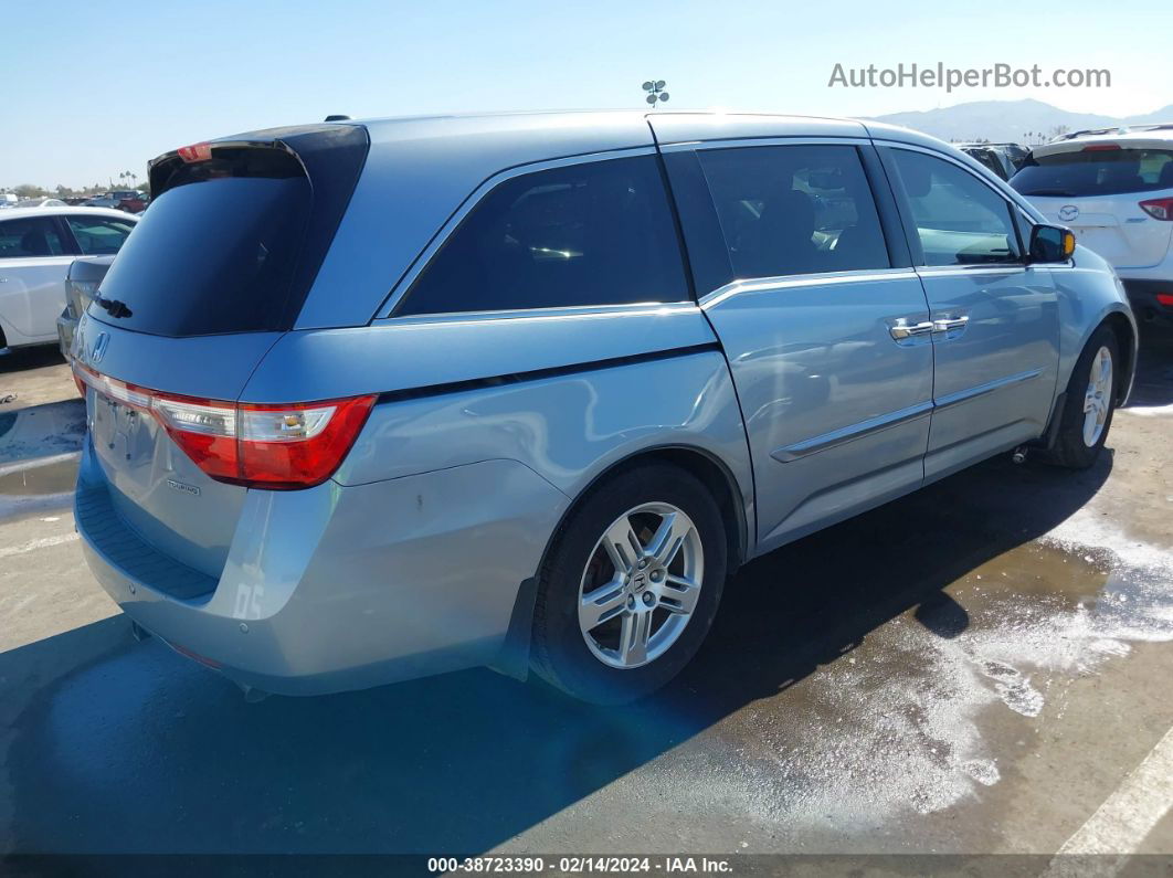 2013 Honda Odyssey Touring/touring Elite Blue vin: 5FNRL5H92DB023186