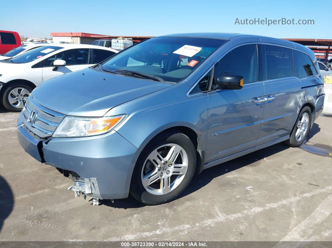 2013 Honda Odyssey Touring/touring Elite Blue vin: 5FNRL5H92DB023186