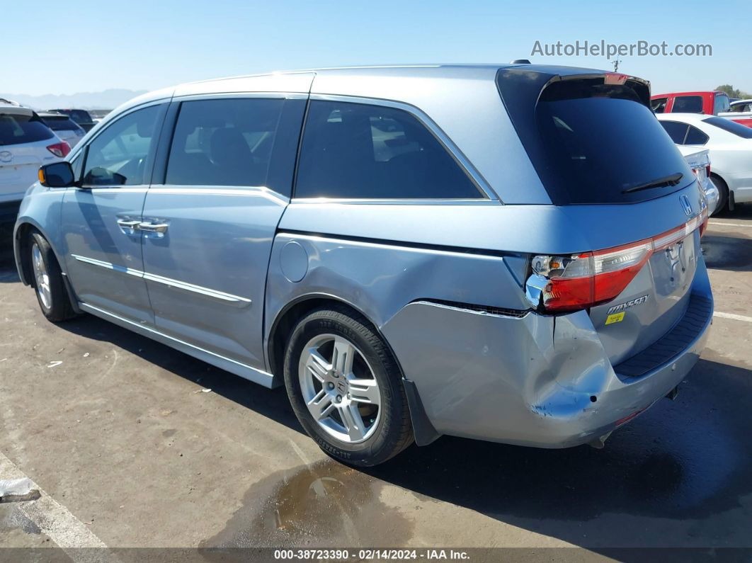 2013 Honda Odyssey Touring/touring Elite Blue vin: 5FNRL5H92DB023186