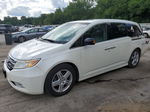 2013 Honda Odyssey Touring White vin: 5FNRL5H92DB044118