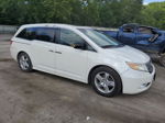 2013 Honda Odyssey Touring White vin: 5FNRL5H92DB044118