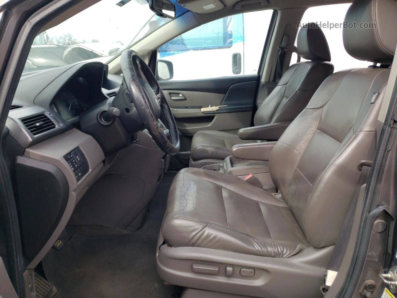 2013 Honda Odyssey Touring Серый vin: 5FNRL5H92DB050162