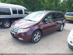 2013 Honda Odyssey Touring/touring Elite Maroon vin: 5FNRL5H93DB008339