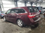 2013 Honda Odyssey Touring Maroon vin: 5FNRL5H93DB041356