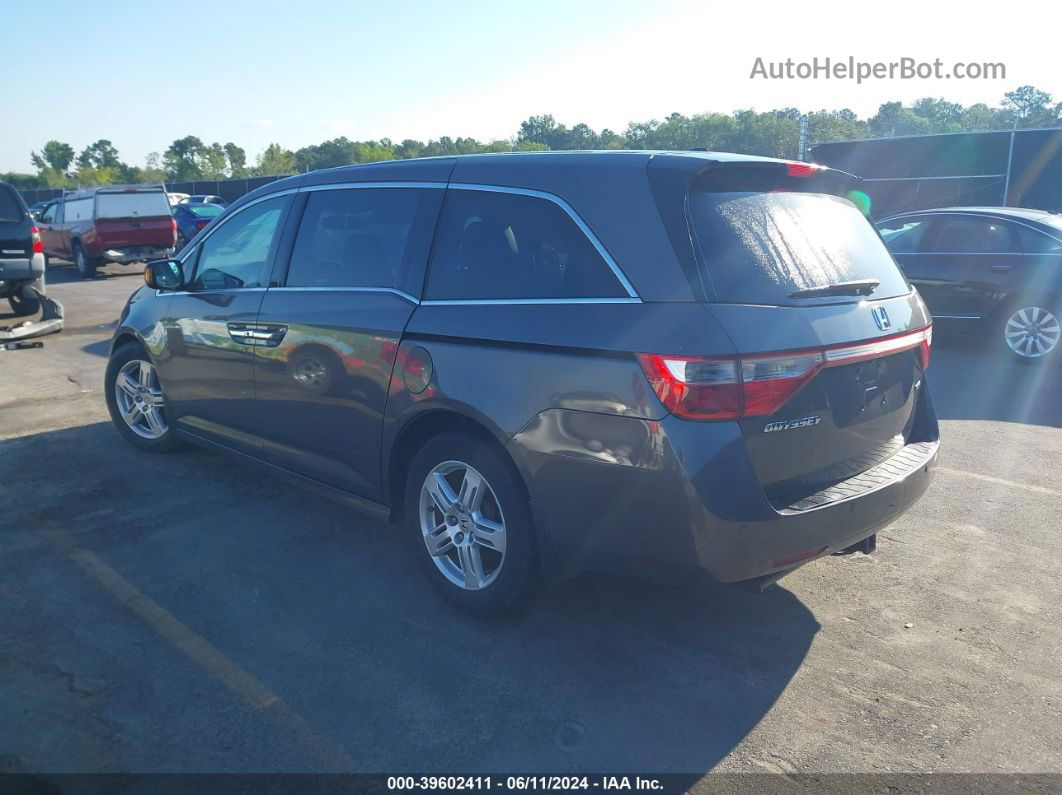 2013 Honda Odyssey Touring/touring Elite Gray vin: 5FNRL5H93DB046590