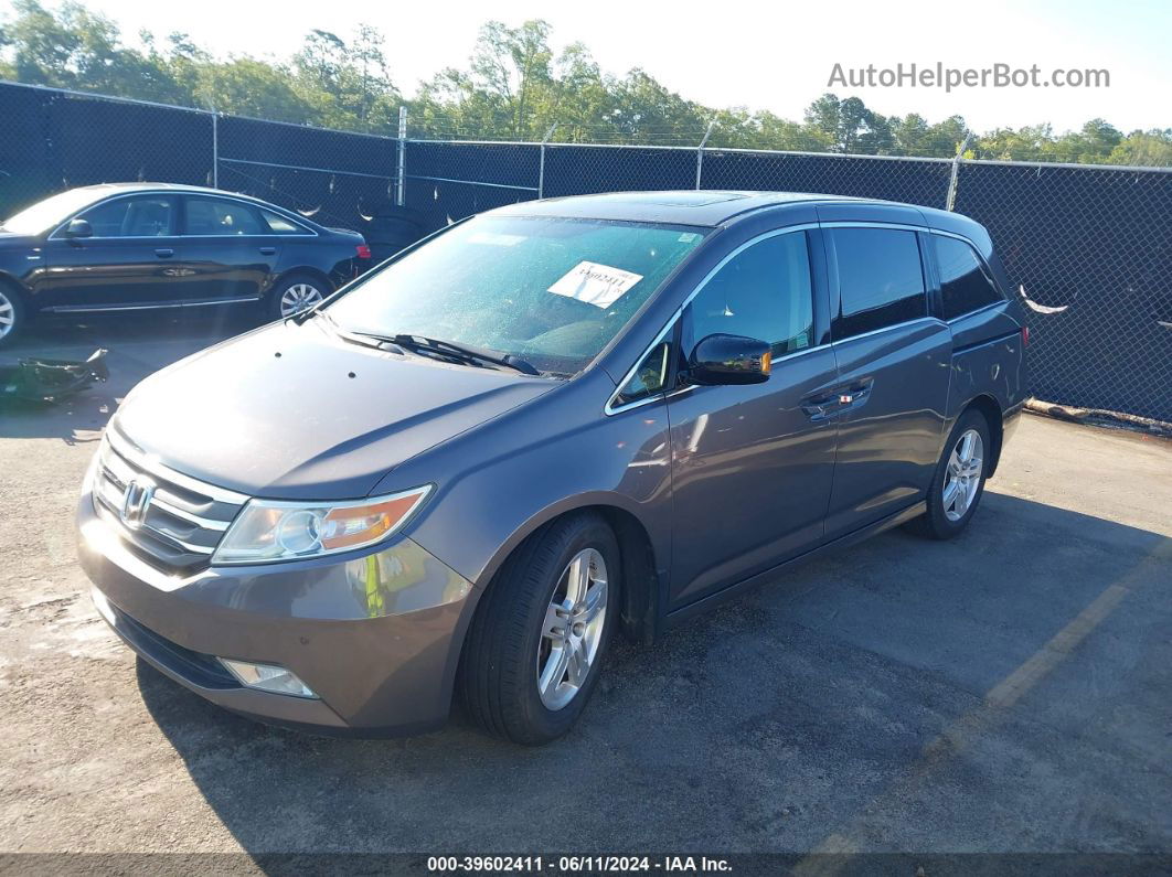 2013 Honda Odyssey Touring/touring Elite Gray vin: 5FNRL5H93DB046590