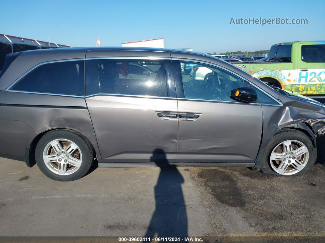 2013 Honda Odyssey Touring/touring Elite Серый vin: 5FNRL5H93DB046590