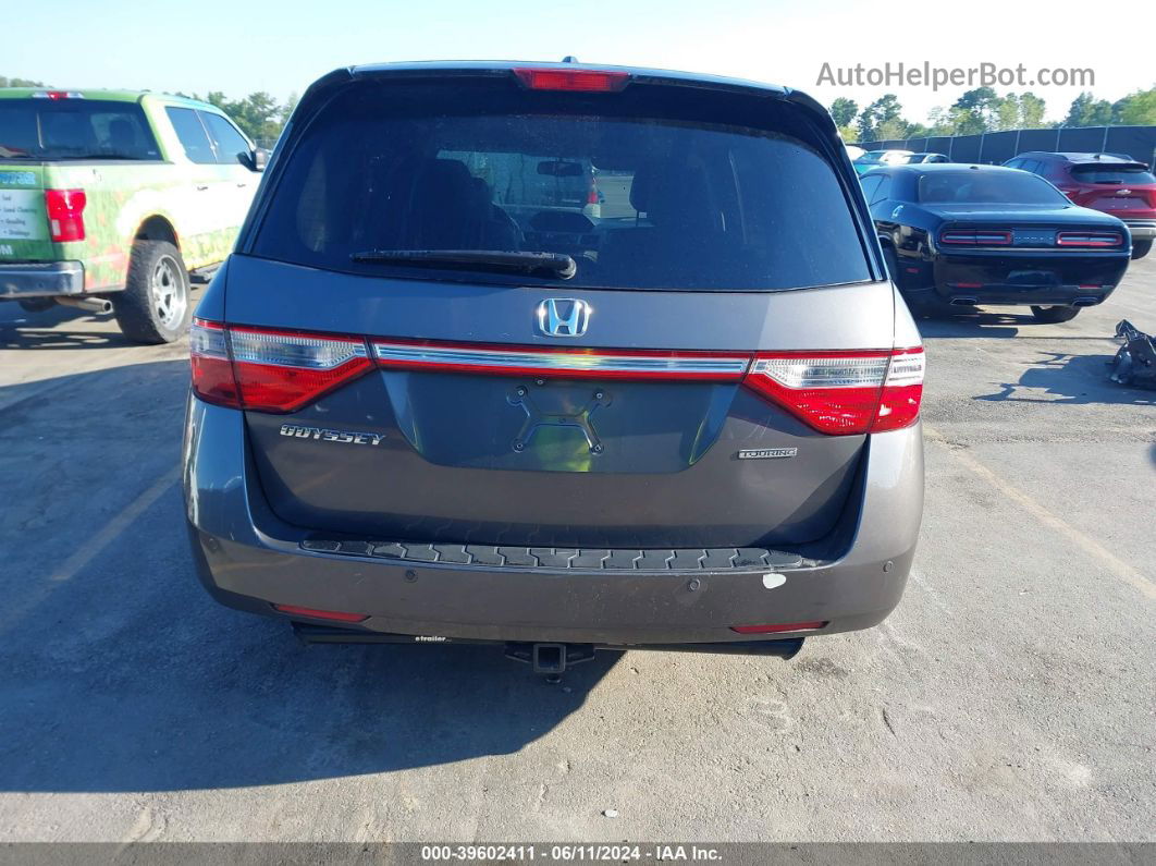 2013 Honda Odyssey Touring/touring Elite Серый vin: 5FNRL5H93DB046590