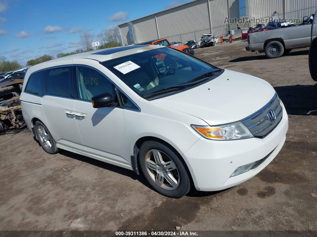 2013 Honda Odyssey Touring/touring Elite Белый vin: 5FNRL5H95DB002803