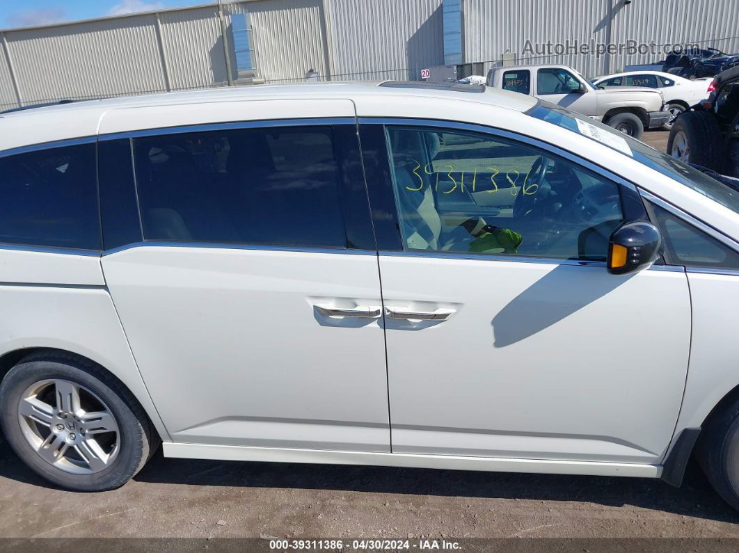 2013 Honda Odyssey Touring/touring Elite Белый vin: 5FNRL5H95DB002803