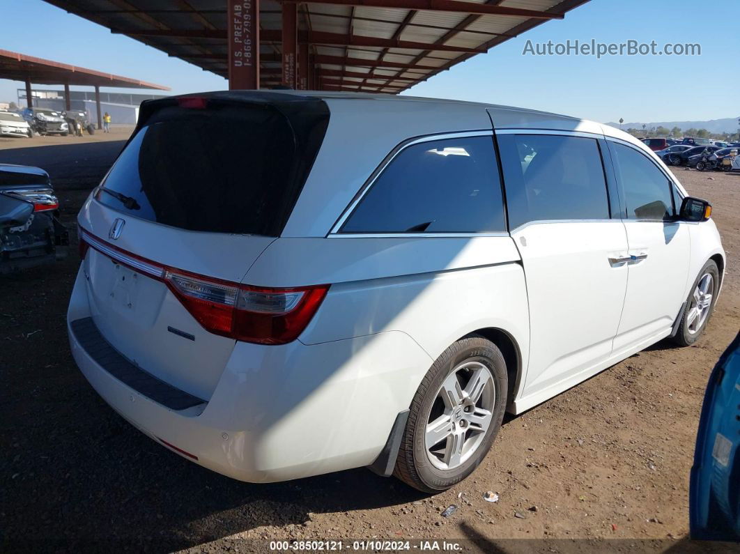 2013 Honda Odyssey Touring/touring Elite White vin: 5FNRL5H95DB002820