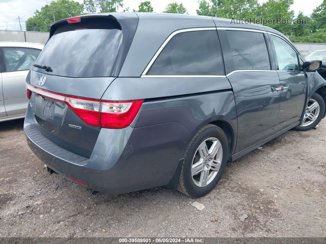 2013 Honda Odyssey Touring/touring Elite Gray vin: 5FNRL5H95DB026065