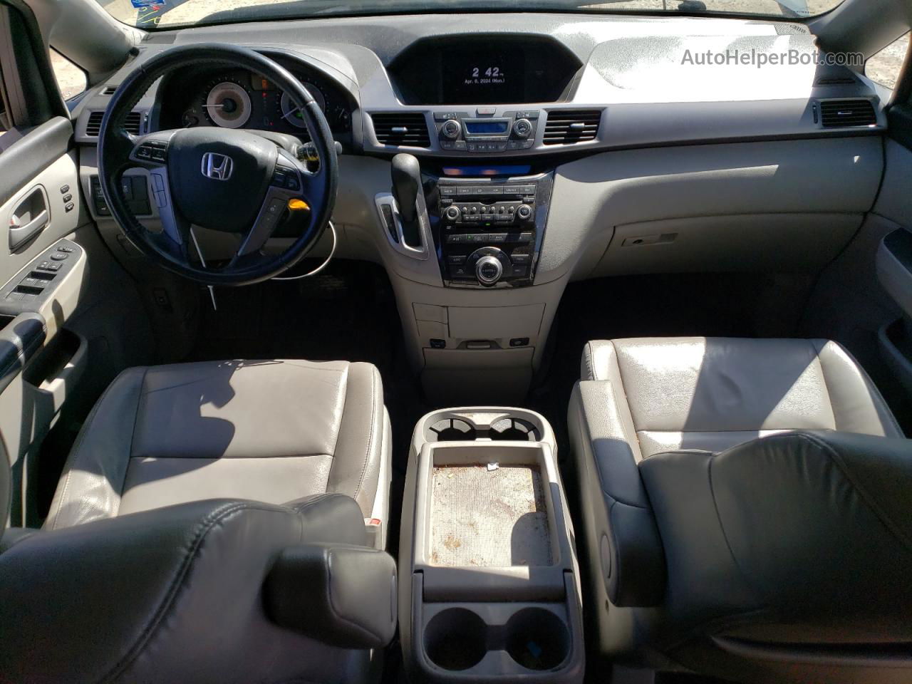 2013 Honda Odyssey Touring Серый vin: 5FNRL5H95DB066081