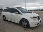 2013 Honda Odyssey Touring White vin: 5FNRL5H96DB036538