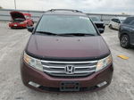 2013 Honda Odyssey Touring Red vin: 5FNRL5H96DB037267