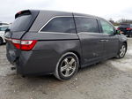 2013 Honda Odyssey Touring Gray vin: 5FNRL5H96DB055798