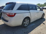 2013 Honda Odyssey Touring White vin: 5FNRL5H97DB032983
