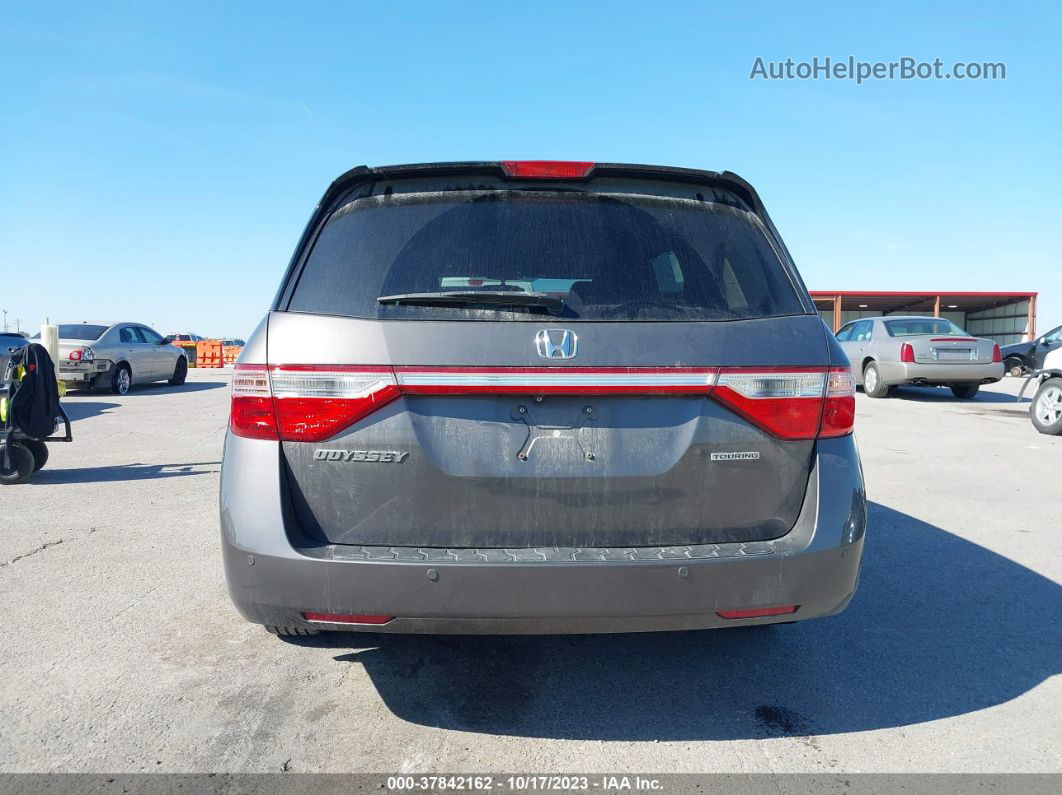 2013 Honda Odyssey Touring/touring Elite Gray vin: 5FNRL5H97DB046415