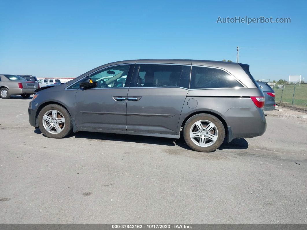 2013 Honda Odyssey Touring/touring Elite Gray vin: 5FNRL5H97DB046415