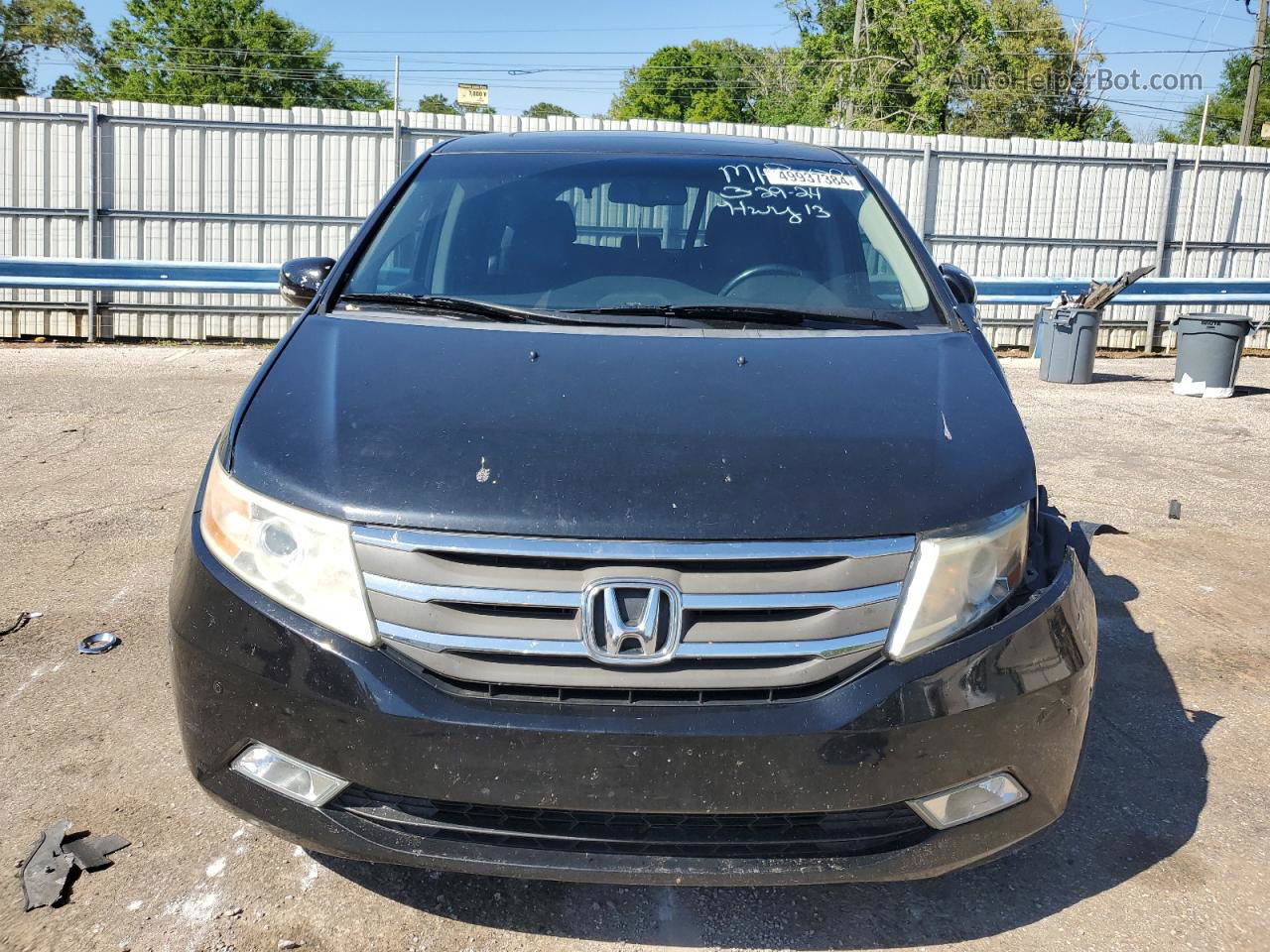 2013 Honda Odyssey Touring Black vin: 5FNRL5H97DB073694