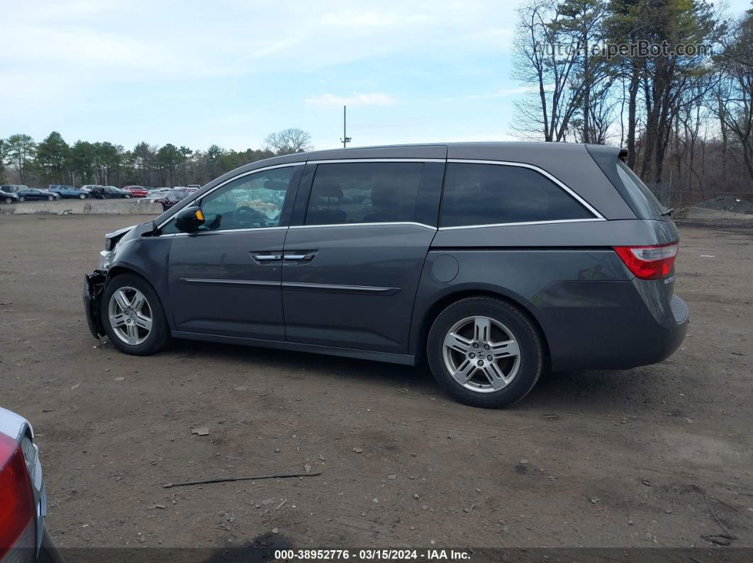 2013 Honda Odyssey Touring/touring Elite Gray vin: 5FNRL5H98DB028697