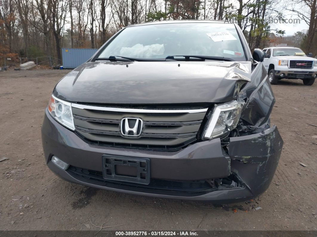 2013 Honda Odyssey Touring/touring Elite Gray vin: 5FNRL5H98DB028697