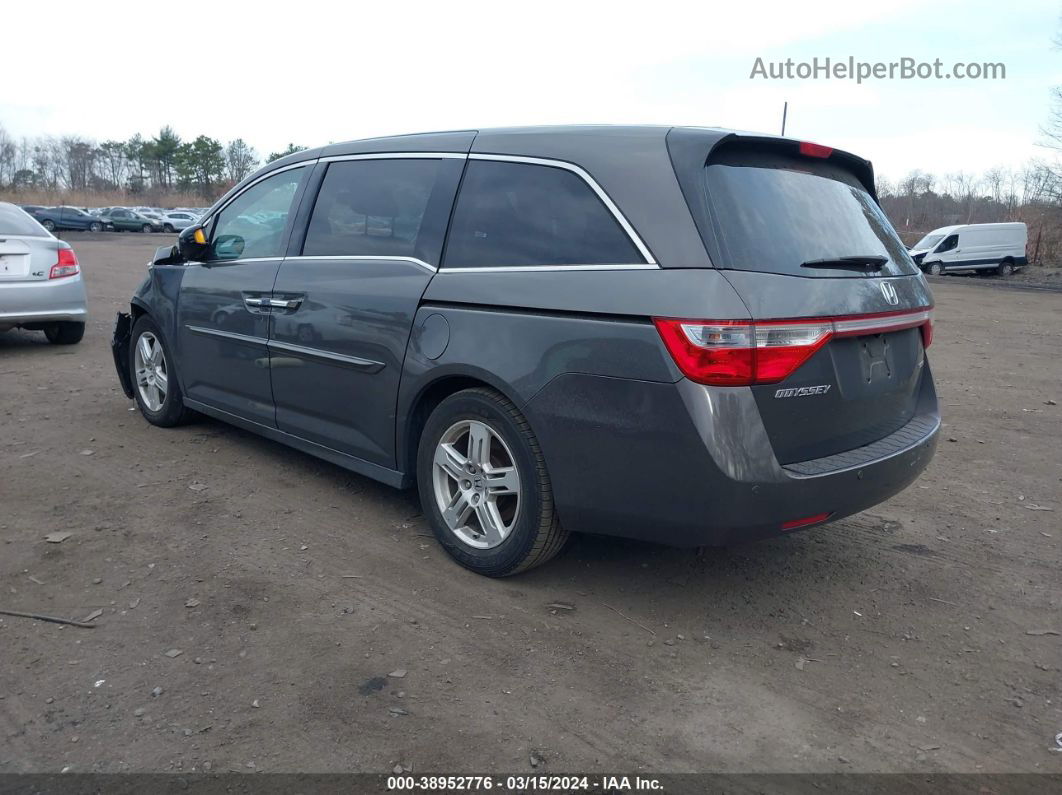 2013 Honda Odyssey Touring/touring Elite Gray vin: 5FNRL5H98DB028697