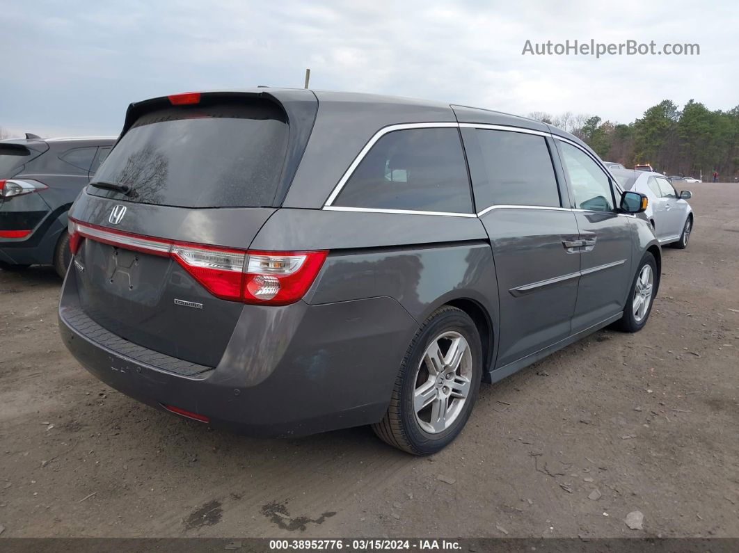 2013 Honda Odyssey Touring/touring Elite Gray vin: 5FNRL5H98DB028697