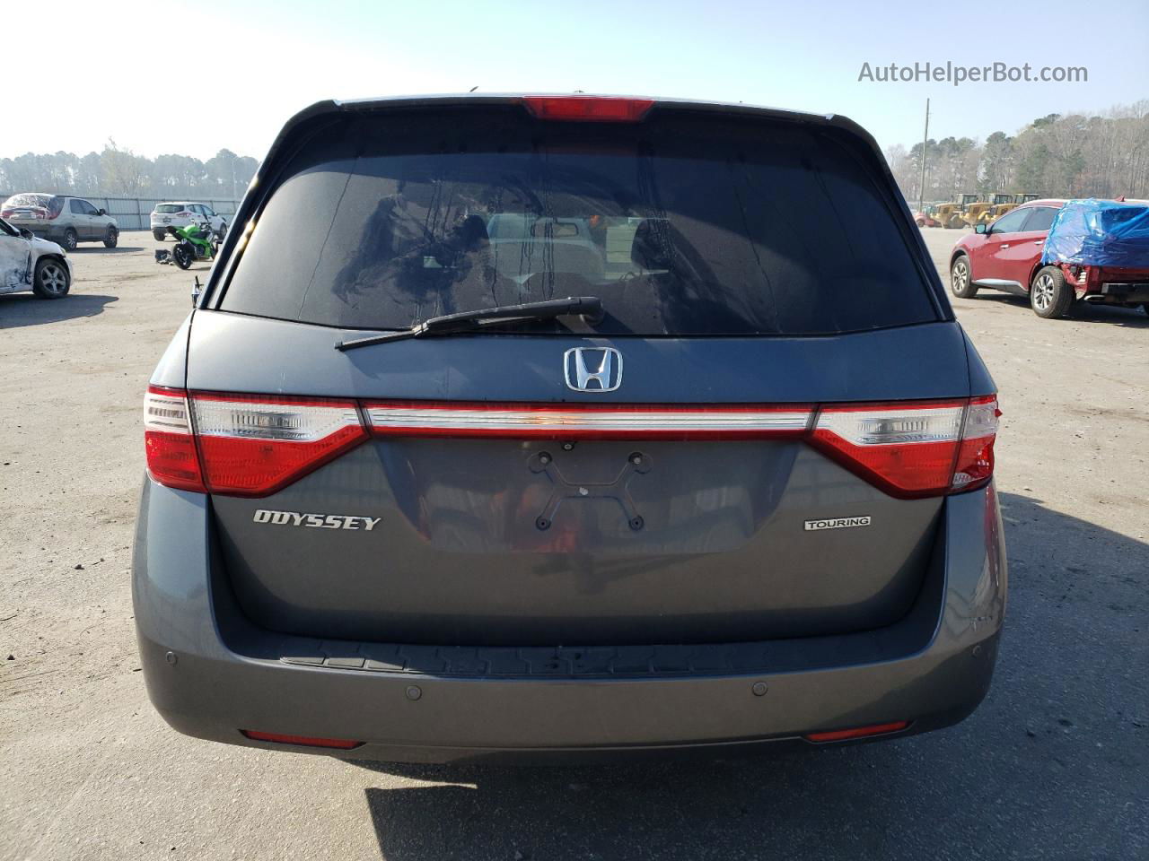 2013 Honda Odyssey Touring Угольный vin: 5FNRL5H98DB058895