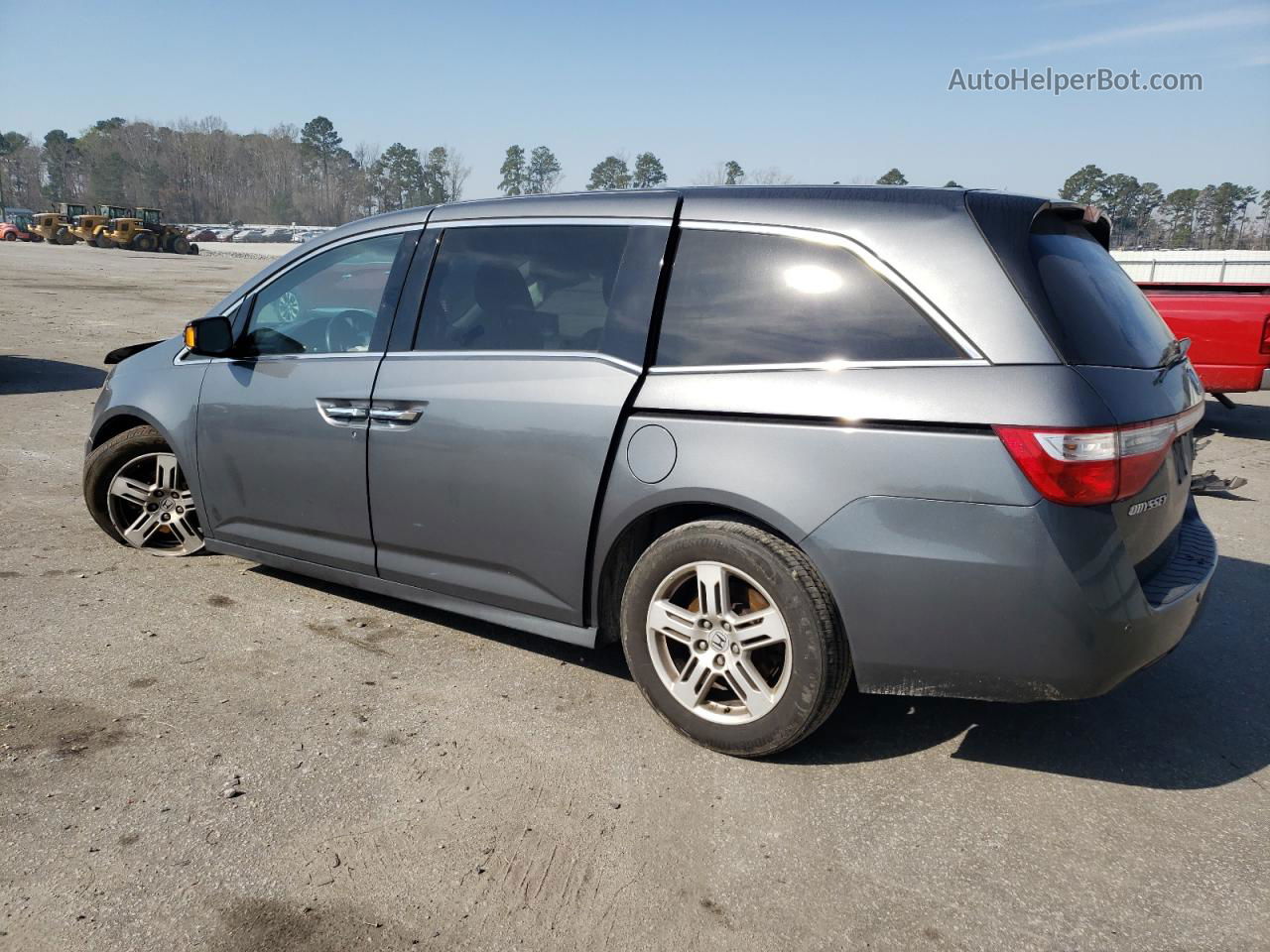 2013 Honda Odyssey Touring Charcoal vin: 5FNRL5H98DB058895