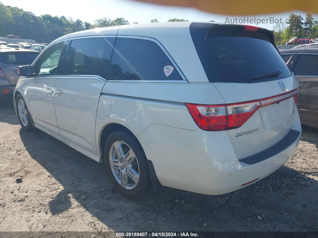 2013 Honda Odyssey Touring/touring Elite White vin: 5FNRL5H99DB021354