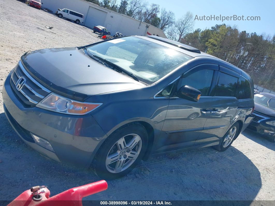 2013 Honda Odyssey Touring/touring Elite Gray vin: 5FNRL5H99DB030040